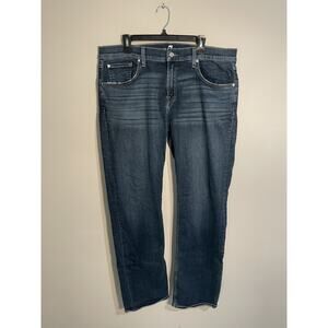 7 For All Mankind Jeans Mens 38x34 Luxe Performance Carsen Straight Leg Denim